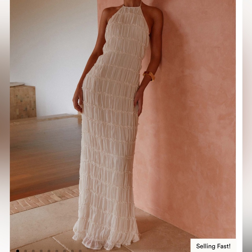 NWT Peppermayo Aullie Maxi Dress - Ivory